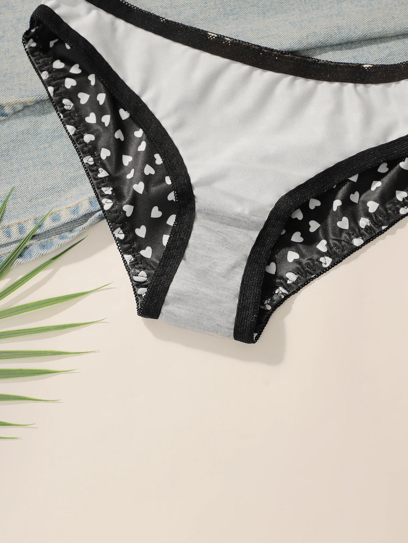 2-Pack Sexy Printed Push-Up Bra Set – Adjustable Straps