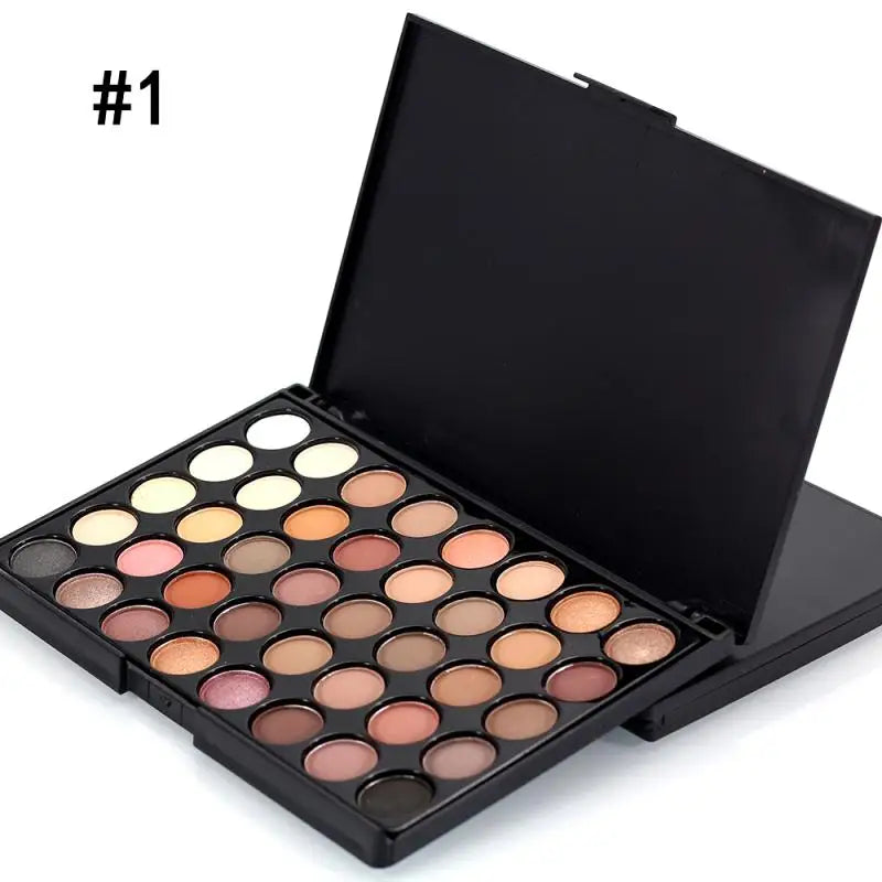 GlamFusion Pro – 40/74/78 Color Eyeshadow Palette with Matte & Glitter Shades