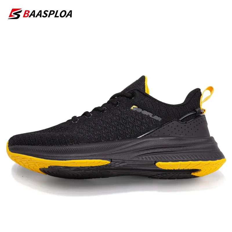 Baasploa AeroRun 2025 – Men’s Lightweight Breathable Running Sneakers