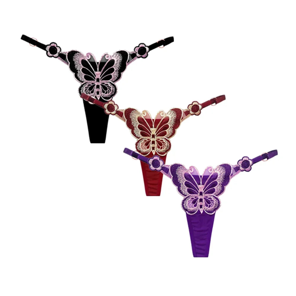 3-Pack Peach Buttock G-String – Adjustable Low-Waist Seamless Thongs