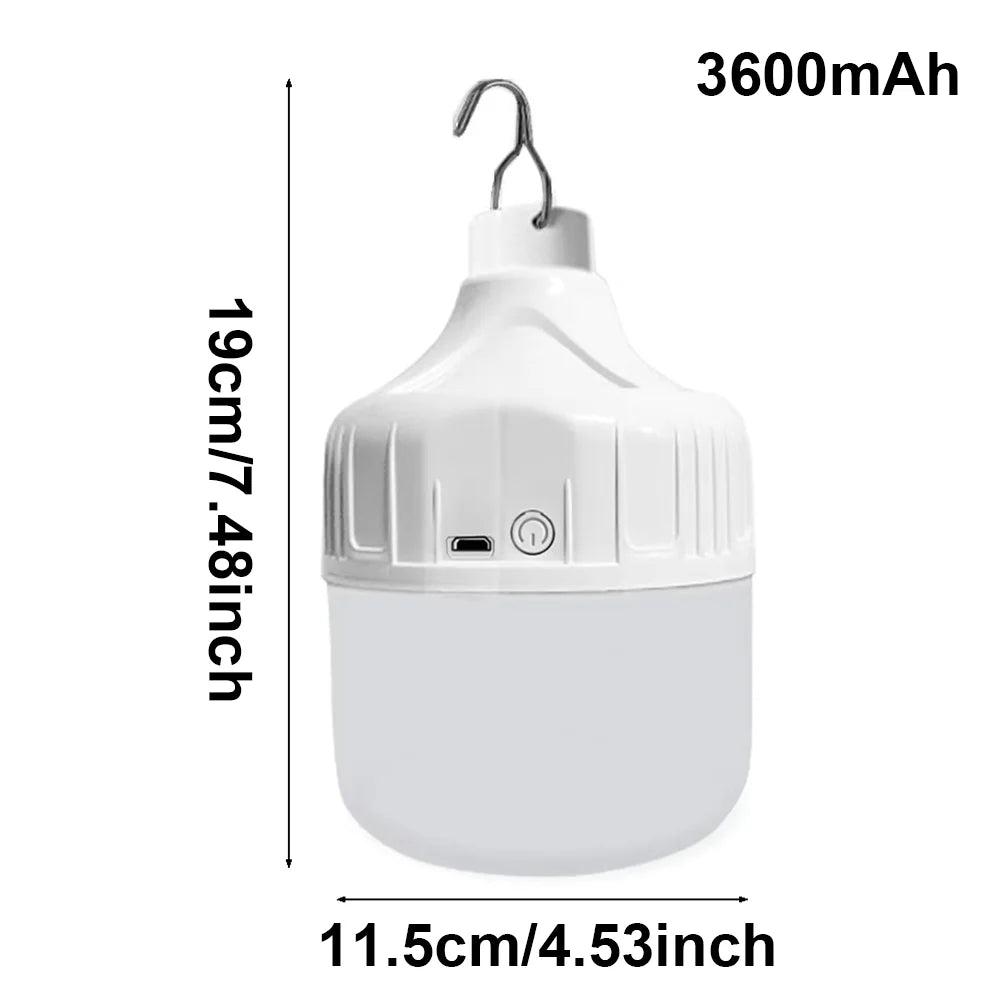 Portable USB Rechargeable LED Camping Light – Hanging Emergency Tent Lamp