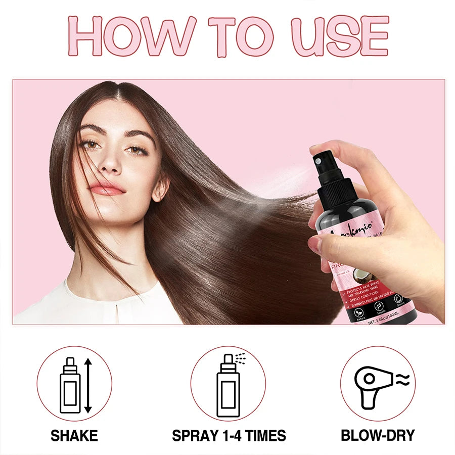HeatShield – Thermal Protection & Moisturizing Hair Spray
