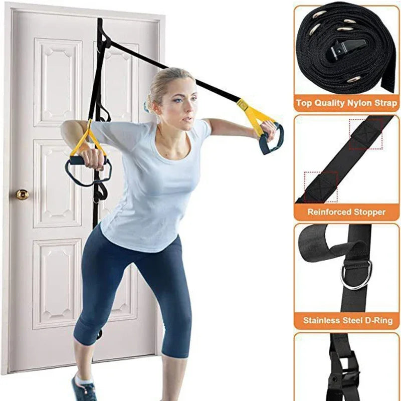 Upgraded Door Anchor Strap – Resistance Band Attachment for Home Workouts