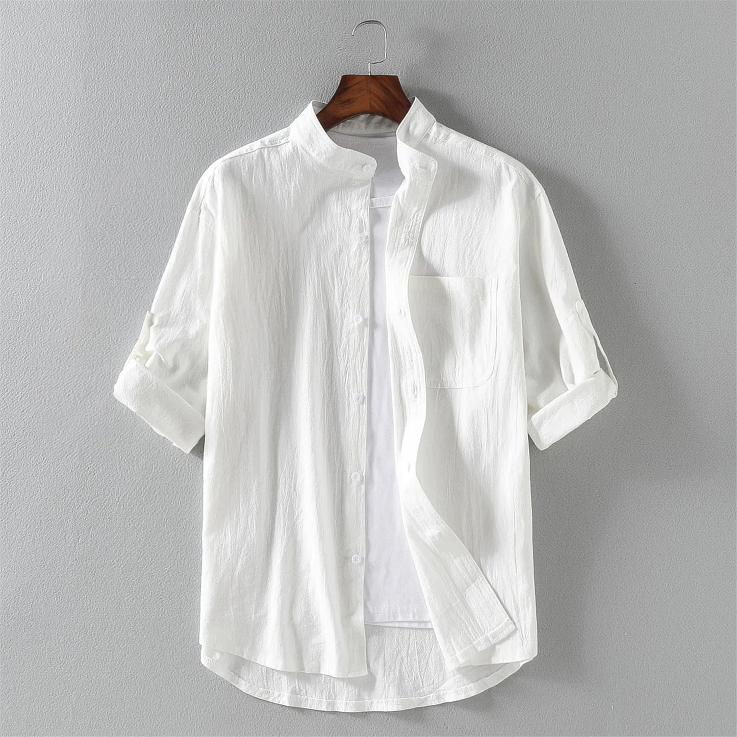 StandEdge – Mid-Sleeve Fashion Shirt for Men