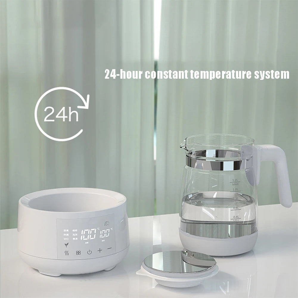 Electric Kettle – 1.2L Baby Milk Warmer with Keep-Warm Function