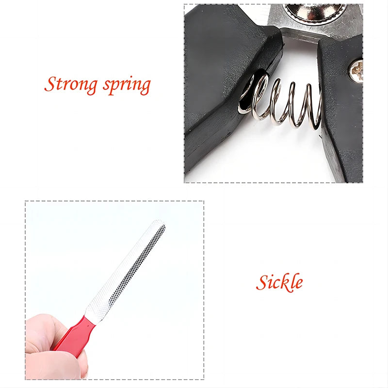 Pet Nail Clippers – Stainless Steel Grooming Tool for Dogs & Cats