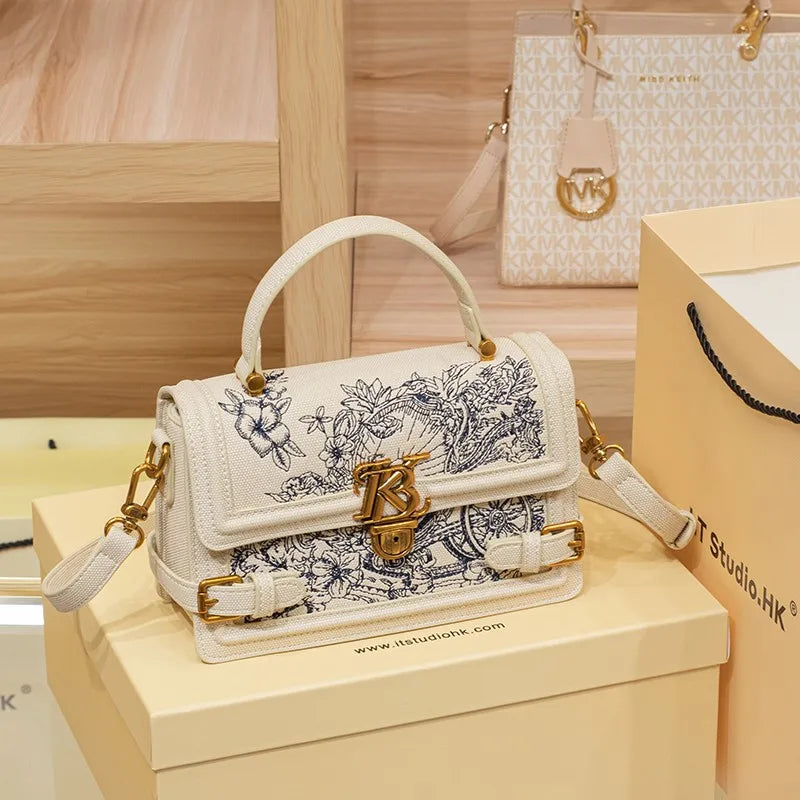 EmbroSquare – 2025 Designer Embroidered Crossbody Bag
