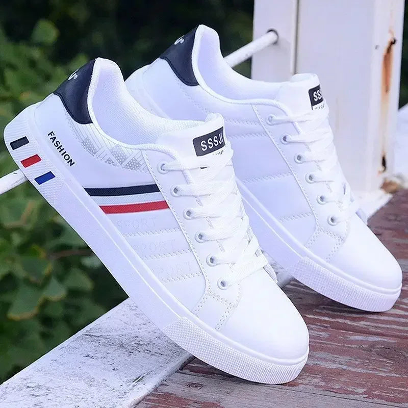 AirStride – Men’s Lightweight PU Leather Casual Sneakers