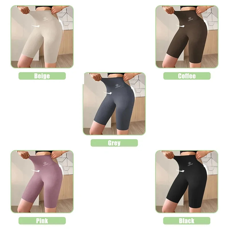 High Waist Push-Up Sports Shorts – Stretchy Gym & Yoga Bottoms for Women