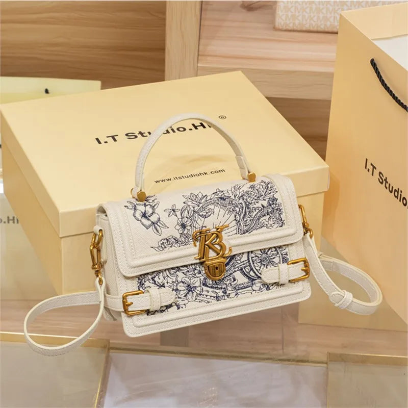 EmbroSquare – 2025 Designer Embroidered Crossbody Bag