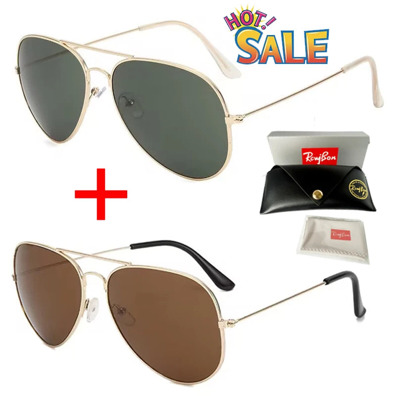 SkyGuard – Classic Polarized Aviator Sunglasses for Men
