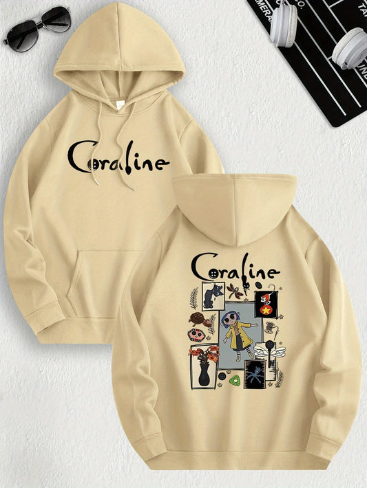 CoralineVibe – Casual Hoodie Pullover