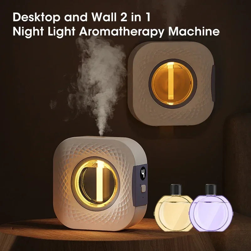 Mini Smart Aromatherapy Diffuser – USB Essential Oil Air Purifier with 4-Speed Settings
