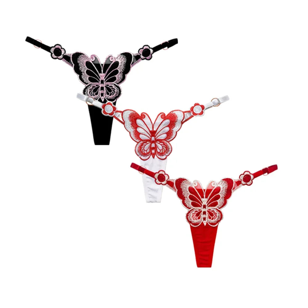 3-Pack Peach Buttock G-String – Adjustable Low-Waist Seamless Thongs