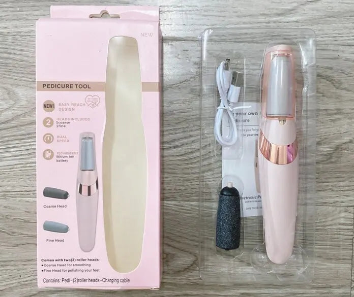 Rechargeable Electric Callus Remover – Cordless Foot File for Smooth Heels