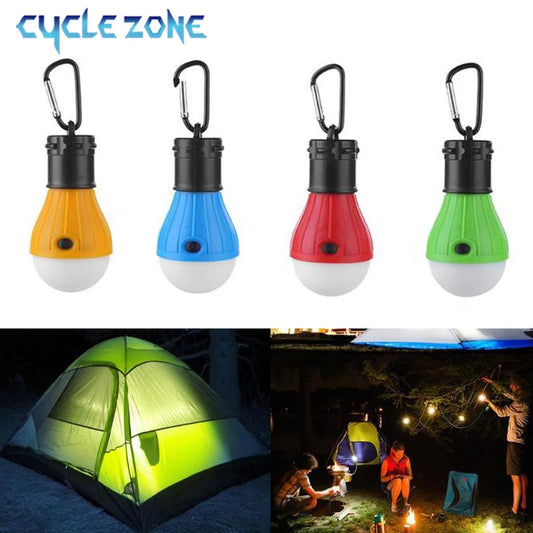 Portable LED Camping Light – Mini Hanging Bulb with 3 Modes & Hook