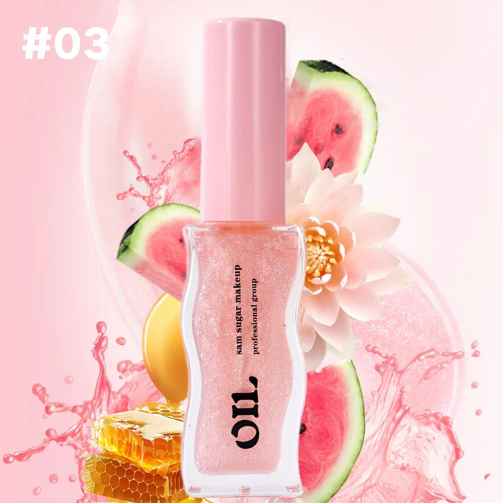 HoneyGloss – Fruity Lip Oil Tint for Plump & Hydrated Lips