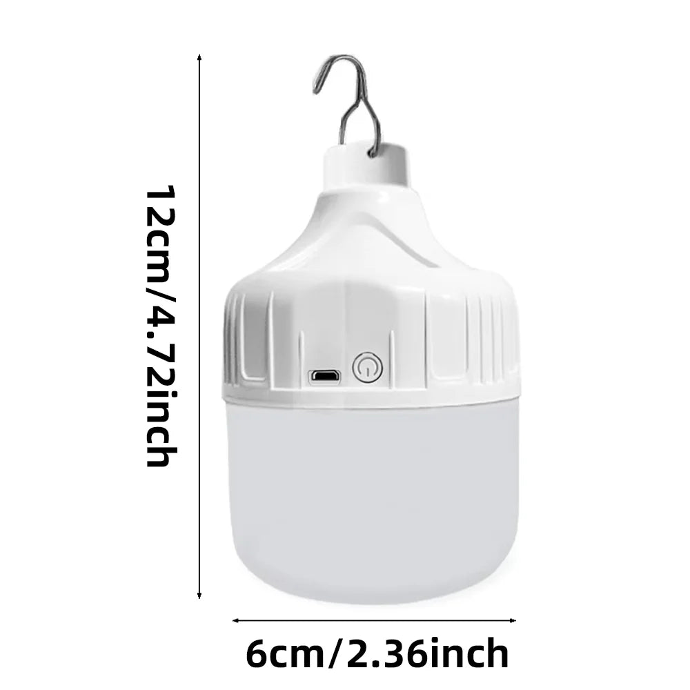 Portable USB Rechargeable LED Camping Light – Hanging Emergency Tent Lamp