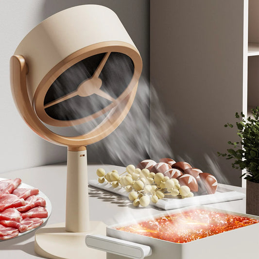 USB Desktop Range Hood – Adjustable Suction Exhaust Fan for Indoor Cooking & BBQ