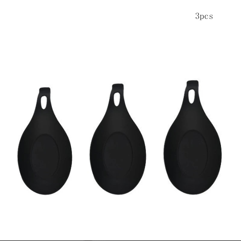 Spoon Rest – Heat-Resistant Silicone Utensil Holder