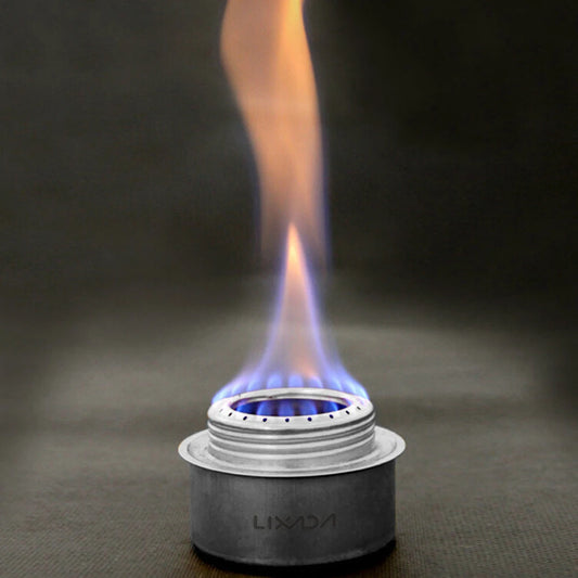 Portable Mini Alcohol Camping Stove – Aluminum Alloy with Lid