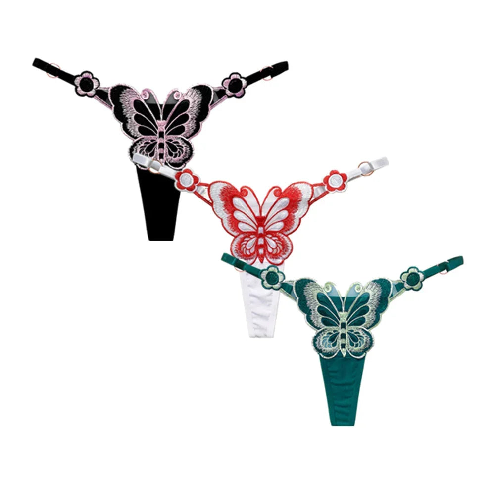 3-Pack Peach Buttock G-String – Adjustable Low-Waist Seamless Thongs