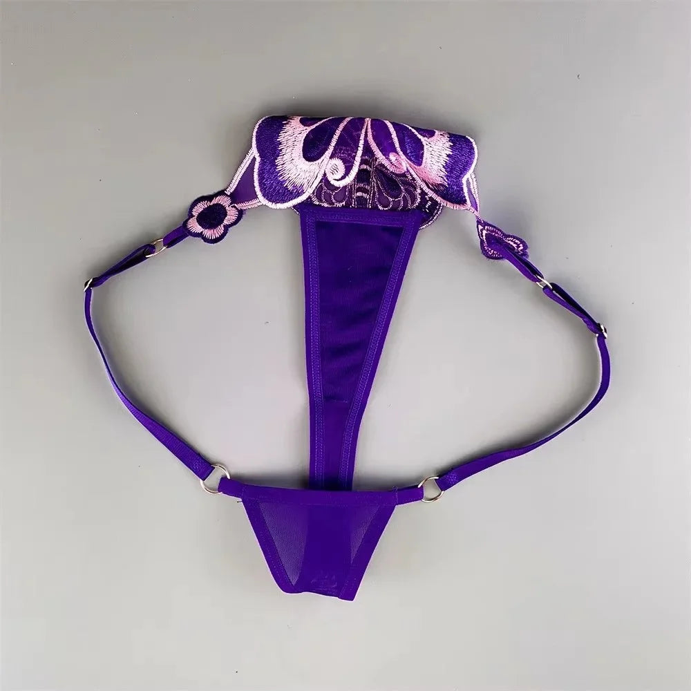 3-Pack Peach Buttock G-String – Adjustable Low-Waist Seamless Thongs