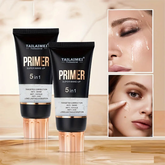 PrimeGlow – Waterproof Transparent Gel Makeup Primer with Avocado & Rose Extract