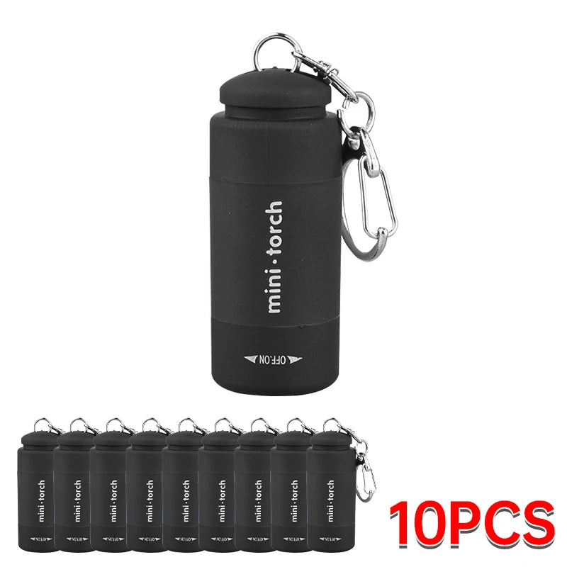 Rechargeable LED Keychain Flashlight – Mini Pocket Light for Outdoor & Emergency Use