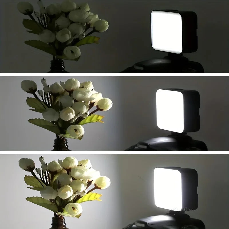 GlowClip – Mini Clip-On Fill Light with 10 Brightness Modes