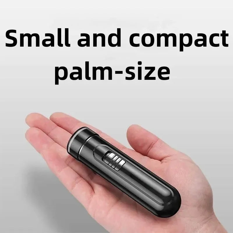 Compact USB Rechargeable Electric Razor for Men – Wet & Dry Shaving