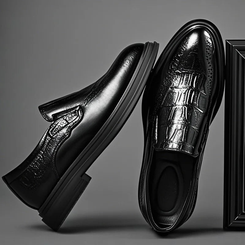 GentleStride – Men’s Casual Business Leather Oxfords