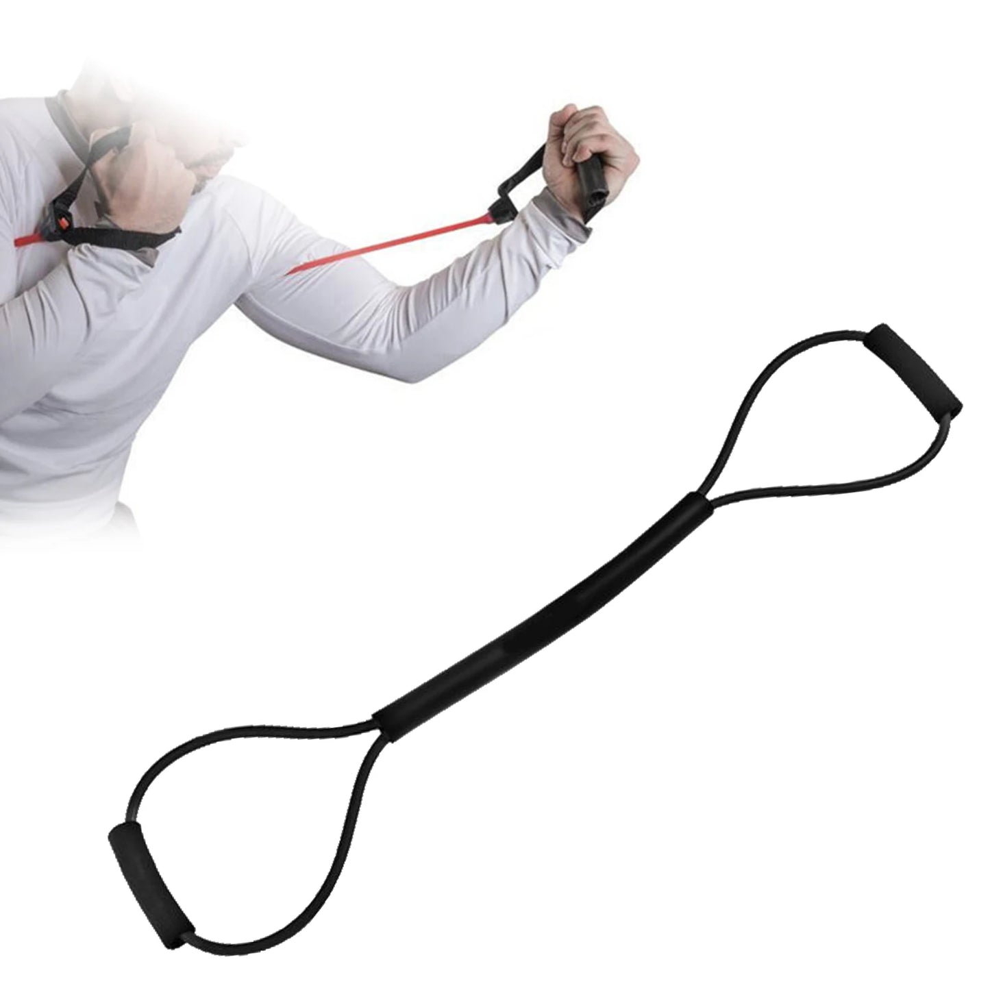 Shadow Boxing Resistance Bands – 35LB Indoor Training Rope