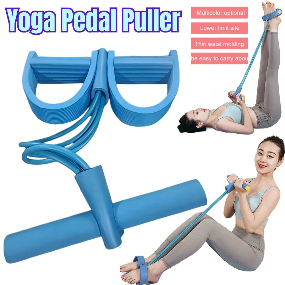 Pedal Resistance Band Sit-Up Assistant – Slimming & Home Fitness Trainer