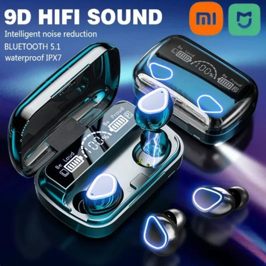 Original M10 Bluetooth Wireless Sports Earbuds – Noise Cancelling with Mic & Speaker
