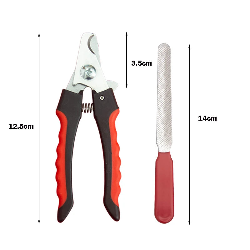 Pet Nail Clippers – Stainless Steel Grooming Tool for Dogs & Cats