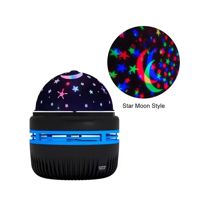 StarGlow Magic – USB Rechargeable Rotating Night Light Projector
