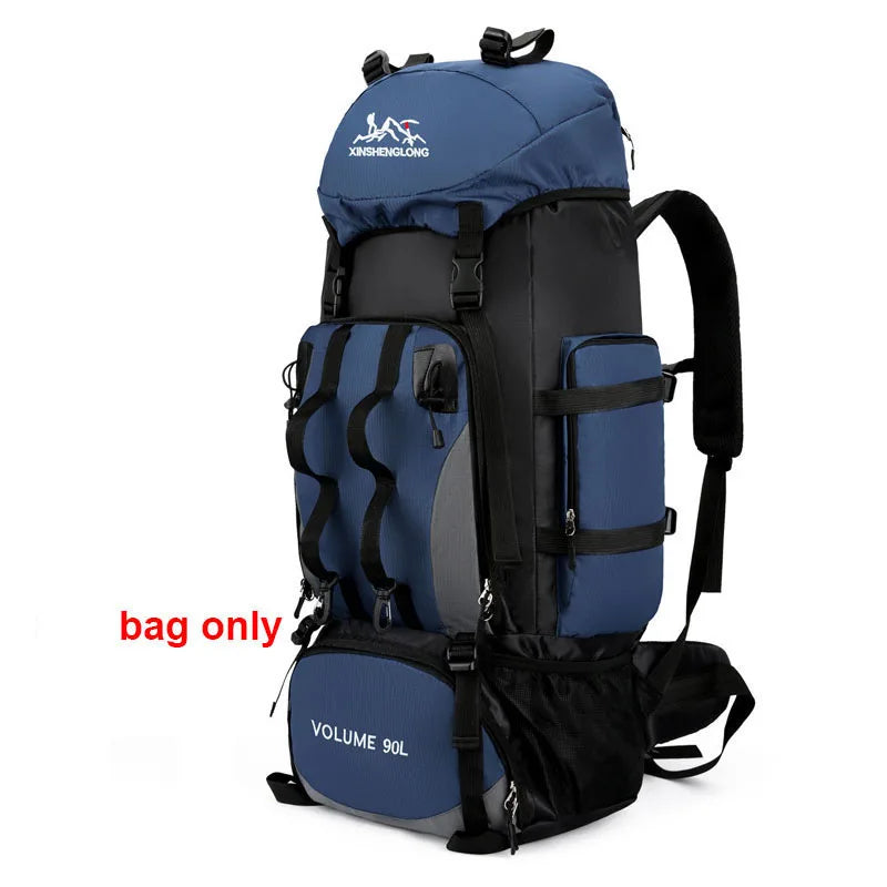 90L Waterproof Hiking & Camping Backpack – Large Outdoor Trekking Rucksack