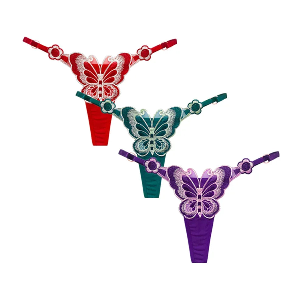 3-Pack Peach Buttock G-String – Adjustable Low-Waist Seamless Thongs