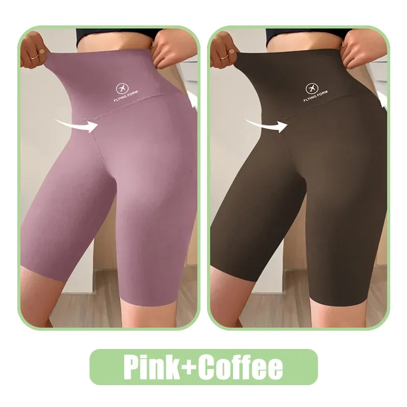 High Waist Push-Up Sports Shorts – Stretchy Gym & Yoga Bottoms for Women