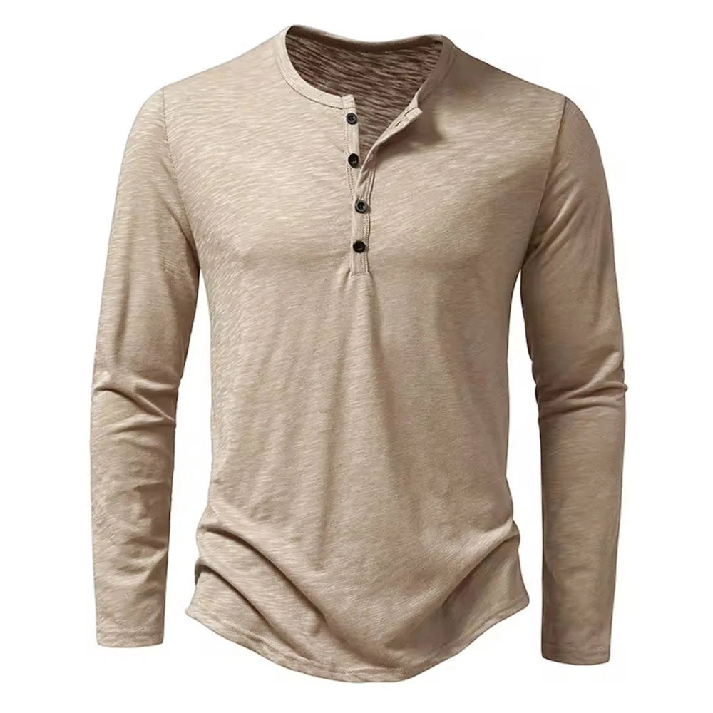 FallForm – Long Sleeve Henley Tee