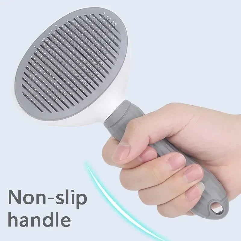Self-Cleaning Pet Grooming Brush – Hair Remover Comb for Dogs & Cats
