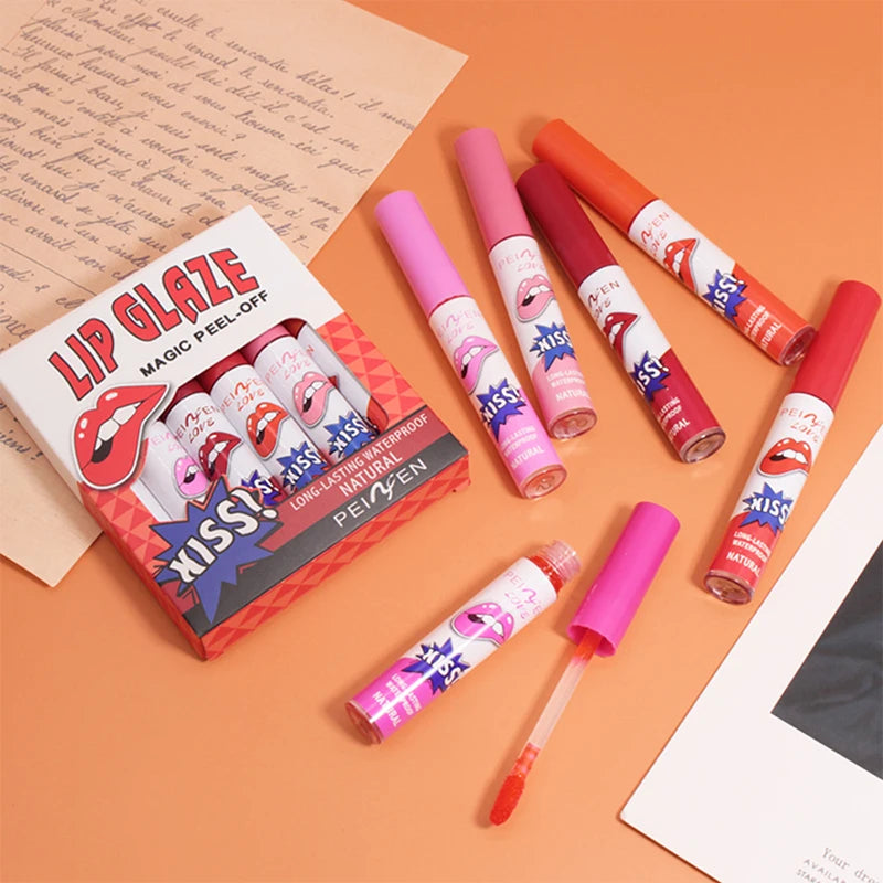 Tear-Off Lip Gloss – Long-Lasting, No-Fade, No-Transfer Lip Tint