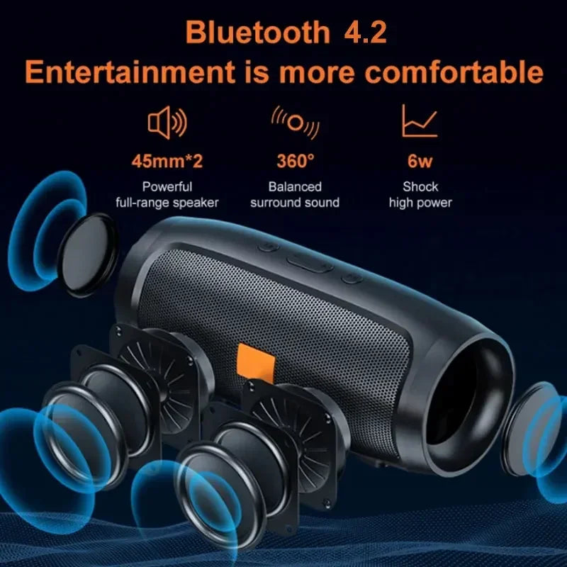 BassBlaster – Portable Dual Speaker Wireless Sound System
