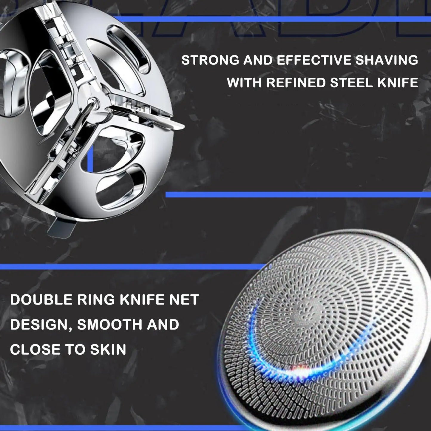 Portable USB Electric Mini Shaver for Men – Pocket Beard Trimmer & Razor