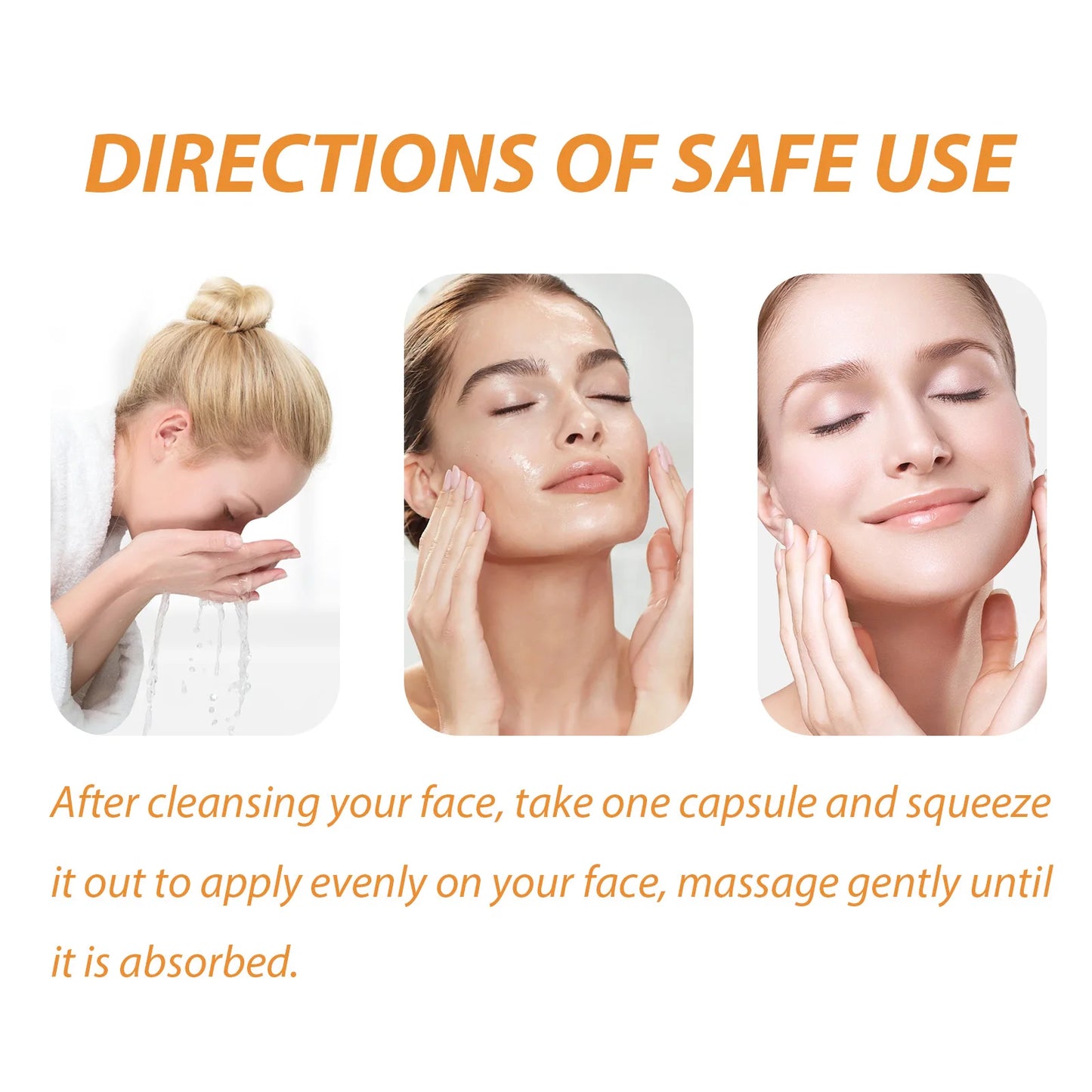 GlowCaps 50 – Collagen & Hyaluronic Acid Face Serum Capsules
