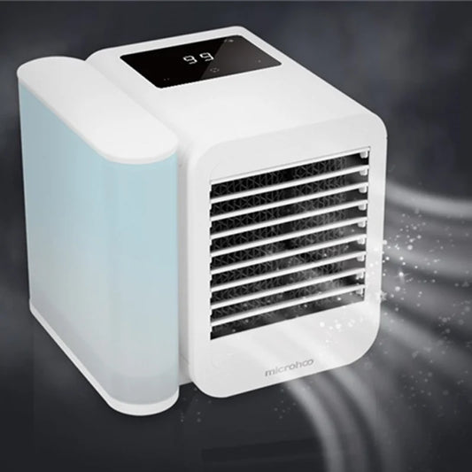 Microhoo Mini Air Conditioner – 1000ML Portable Cooler, Humidifier & Aromatherapy Diffuser