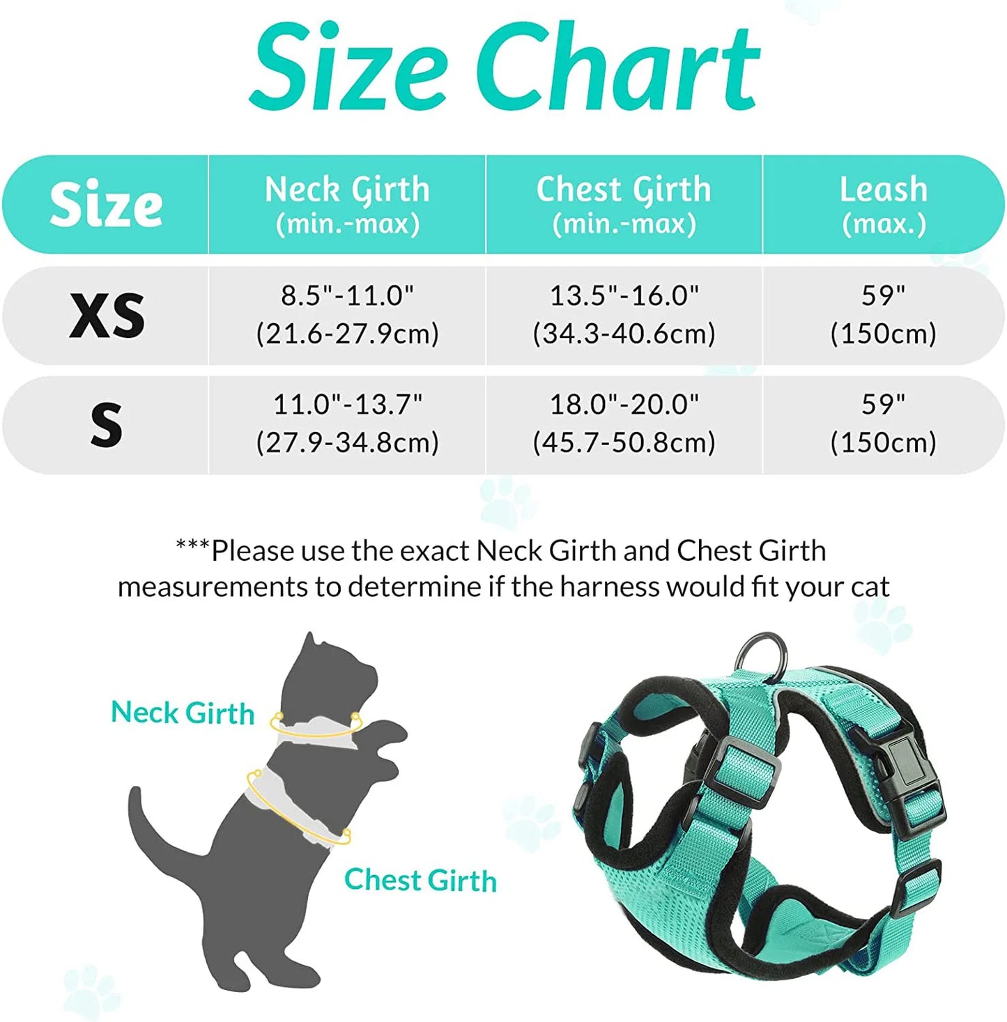 Escape-Proof Cat Harness & Leash – Soft, Adjustable Walking Vest