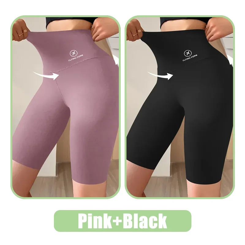 High Waist Push-Up Sports Shorts – Stretchy Gym & Yoga Bottoms for Women