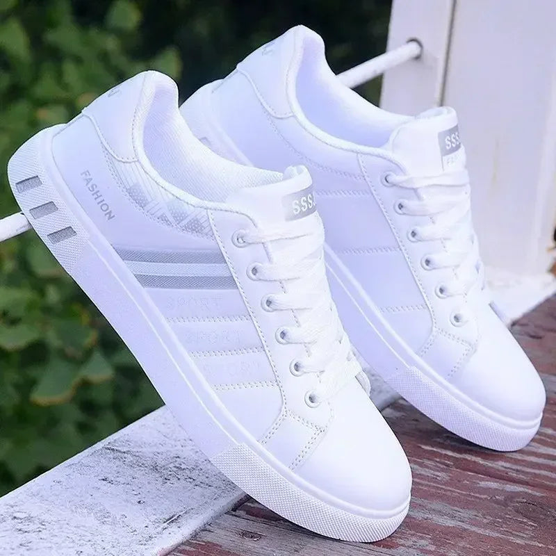AirStride – Men’s Lightweight PU Leather Casual Sneakers